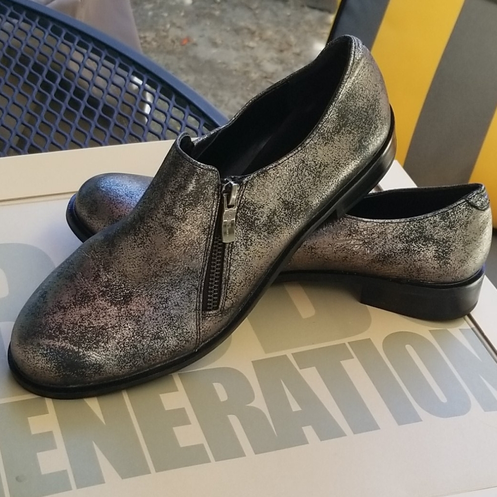 BCBGeneration New Silver Loafers